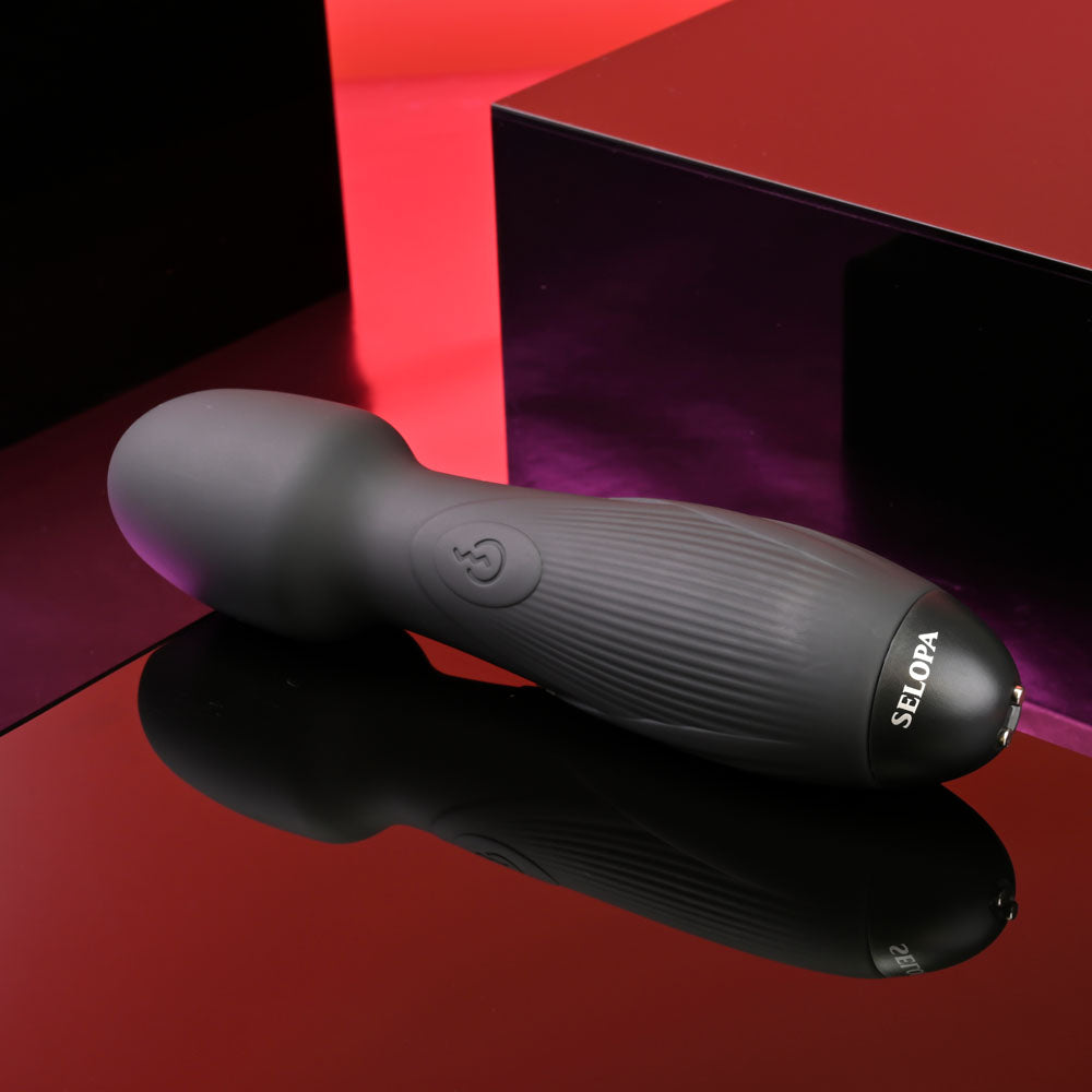 Buy Selopa POWER TRIP - Black 18.8 cm USB Rechargeable Massage Wand at NZ’s Mega Adult Toys Store. Discover premium sex toys with discreet shipping at the best price in NZ