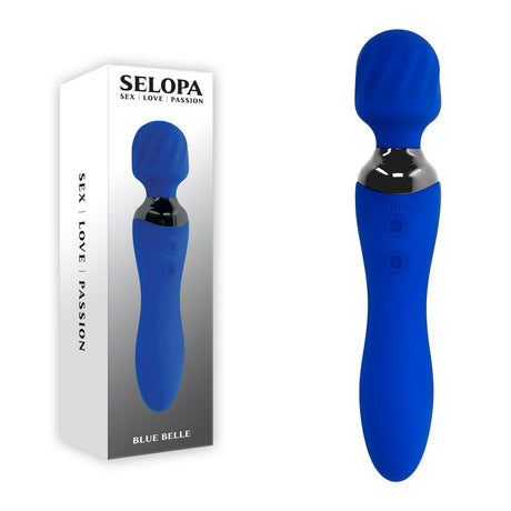 Buy Selopa BLUE BELLE - Blue USB Rechargeable 20 cm Massage Wand at NZ’s Mega Adult Toys Store. Discover premium sex toys with discreet shipping at the best price in NZ