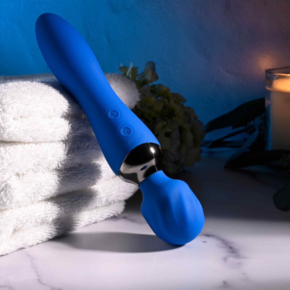 Buy Selopa BLUE BELLE - Blue USB Rechargeable 20 cm Massage Wand at NZ’s Mega Adult Toys Store. Discover premium sex toys with discreet shipping at the best price in NZ