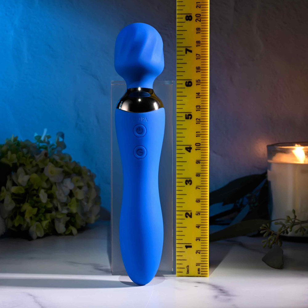 Buy Selopa BLUE BELLE - Blue USB Rechargeable 20 cm Massage Wand at NZ’s Mega Adult Toys Store. Discover premium sex toys with discreet shipping at the best price in NZ