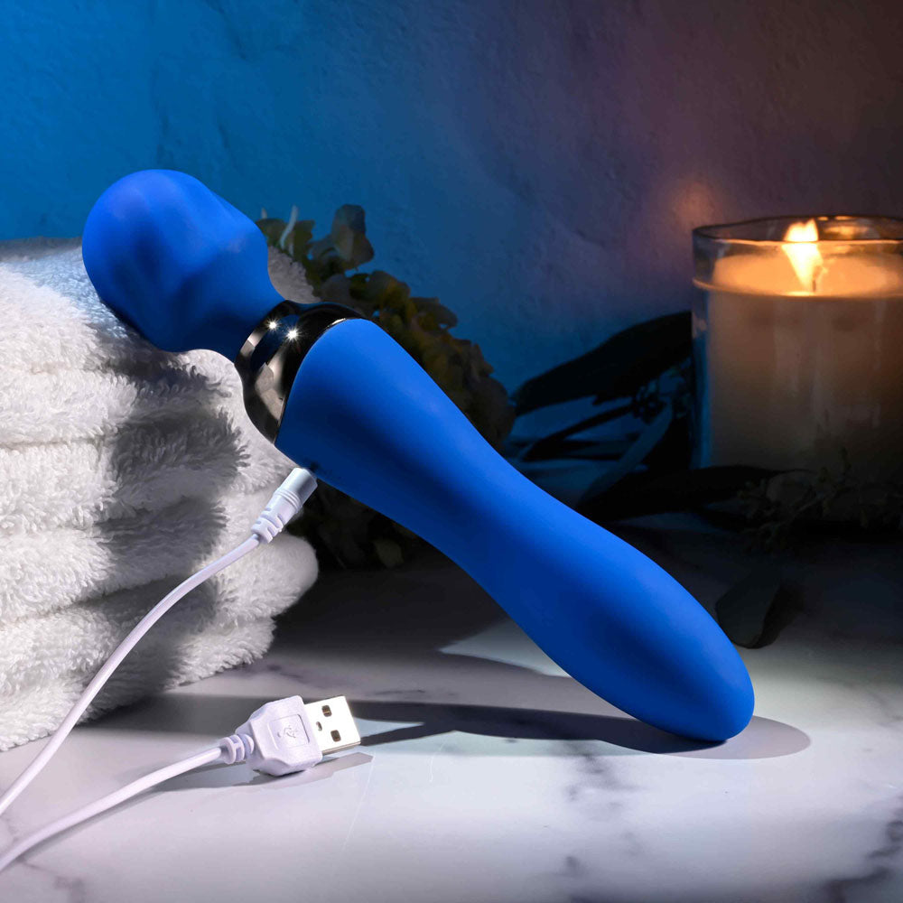 Buy Selopa BLUE BELLE - Blue USB Rechargeable 20 cm Massage Wand at NZ’s Mega Adult Toys Store. Discover premium sex toys with discreet shipping at the best price in NZ