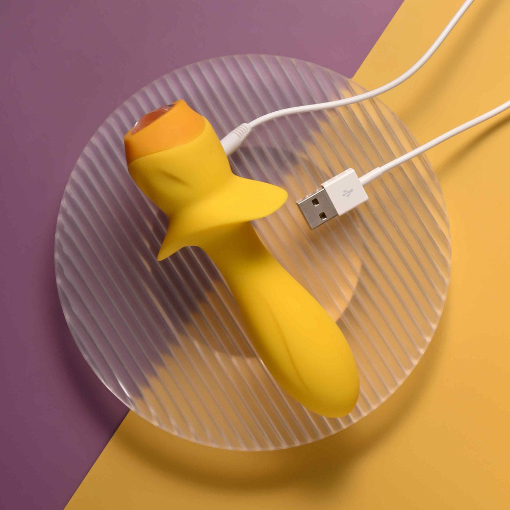 Buy Selopa MELLOW YELLOW - Yellow 13.5 cm USB Rechargeable Vibrating Anal Plug at NZ’s Mega Adult Toys Store. Discover premium sex toys with discreet shipping at the best price in NZ