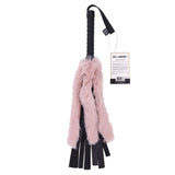 Buy Sex & Mischief Brat Faux Fur Flogger - Black 50 cm Whip with Pink Faux Feather at NZ’s Mega Adult Toys Store. Discover premium sex toys with discreet shipping at the best price in NZ