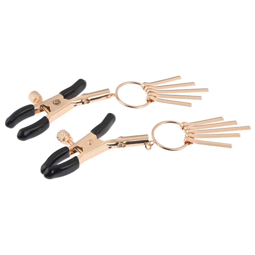 Buy Sex & Mischief Verge Nipple Clamps - Gold Nipple Clamps - Set of 2 at NZ’s Mega Adult Toys Store. Discover premium sex toys with discreet shipping at the best price in NZ