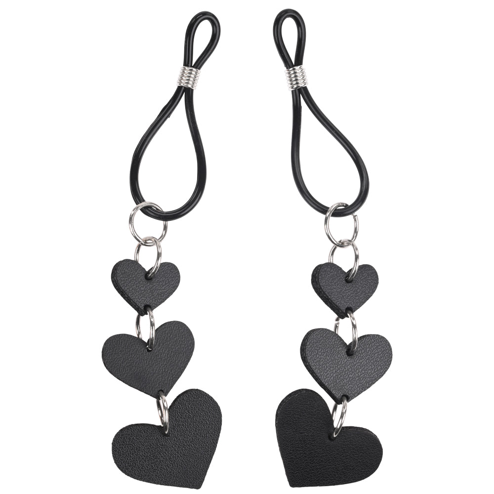 Buy Sex & Mischief Heart Nipple Ties - Black Nipple Restraints - Set of 2 at NZ’s Mega Adult Toys Store. Discover premium sex toys with discreet shipping at the best price in NZ