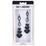 Buy Sex & Mischief Heart Nipple Ties - Black Nipple Restraints - Set of 2 at NZ’s Mega Adult Toys Store. Discover premium sex toys with discreet shipping at the best price in NZ