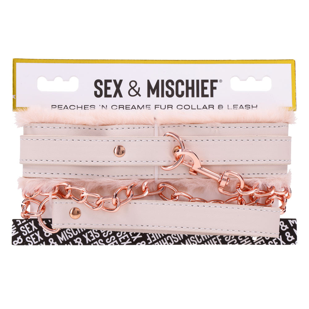 Buy Sex & Mischief Peaches n CreaMe Fur Collar & Leash - Peach Restraint at NZ’s Mega Adult Toys Store. Discover premium sex toys with discreet shipping at the best price in NZ