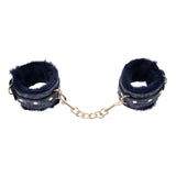 Buy Sex & Mischief Cougar Fur Handcuffs - Navy Blue/Gold Furry Restraints at NZ’s Mega Adult Toys Store. Discover premium sex toys with discreet shipping at the best price in NZ