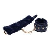 Buy Sex & Mischief Cougar Fur Handcuffs - Navy Blue/Gold Furry Restraints at NZ’s Mega Adult Toys Store. Discover premium sex toys with discreet shipping at the best price in NZ