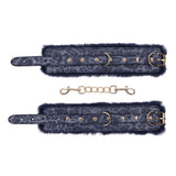 Buy Sex & Mischief Cougar Fur Handcuffs - Navy Blue/Gold Furry Restraints at NZ’s Mega Adult Toys Store. Discover premium sex toys with discreet shipping at the best price in NZ