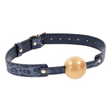 Buy Sex & Mischief Cougar Ball Gag - Navy Blue/Gold Mouth Restraint at NZ’s Mega Adult Toys Store. Discover premium sex toys with discreet shipping at the best price in NZ