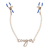 Buy Sex & Mischief Cougar Nipple Clamps - Gold Nipple Clamps with 33 cm Chain at NZ’s Mega Adult Toys Store. Discover premium sex toys with discreet shipping at the best price in NZ