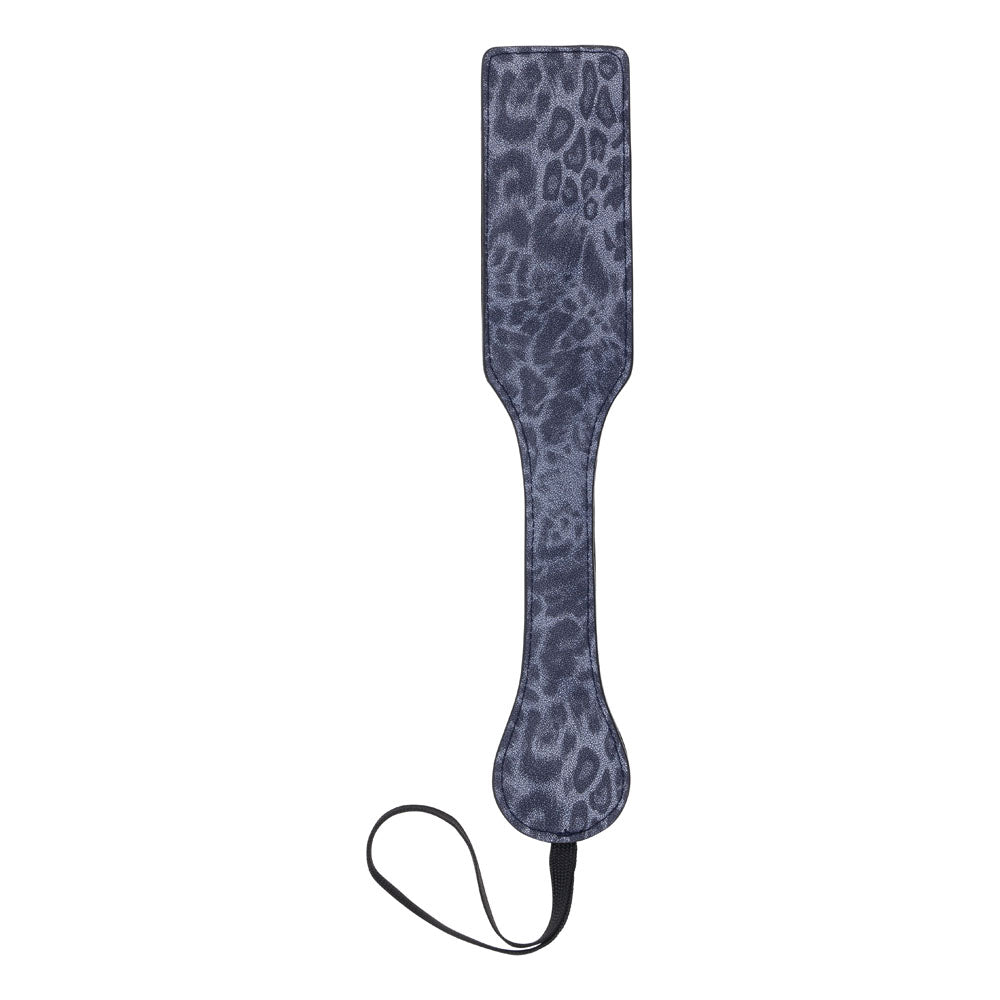 Buy Sex & Mischief Cougar Studded Paddle - Navy Blue Paddle with Gold Studs at NZ’s Mega Adult Toys Store. Discover premium sex toys with discreet shipping at the best price in NZ