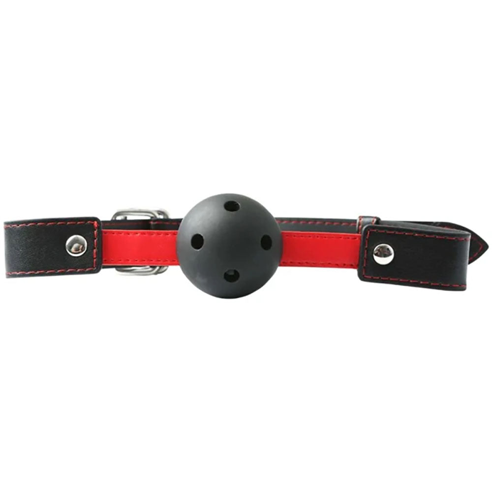 Buy Sex & Mischief Hush Ball Gag - Black/Red Mouth Restraint at NZ’s Mega Adult Toys Store. Discover premium sex toys with discreet shipping at the best price in NZ