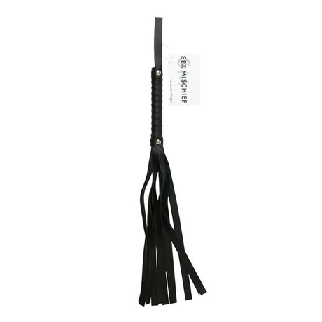 Buy Sex & Mischief Faux Leather Flogger - Black Flogger Whip at NZ’s Mega Adult Toys Store. Discover premium sex toys with discreet shipping at the best price in NZ