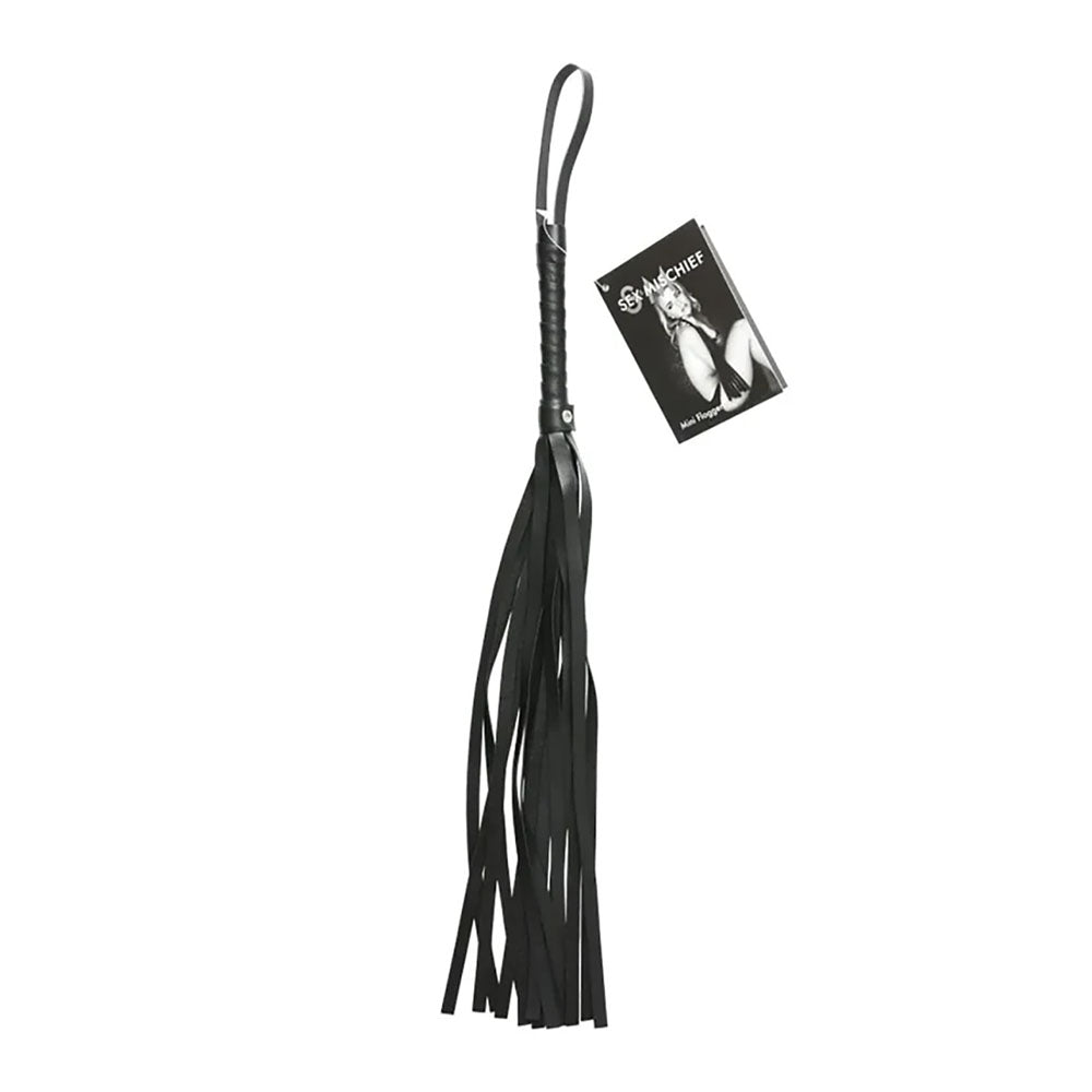 Buy Sex & Mischief Mini Flogger - Black 53 cm Flogger Whip at NZ’s Mega Adult Toys Store. Discover premium sex toys with discreet shipping at the best price in NZ