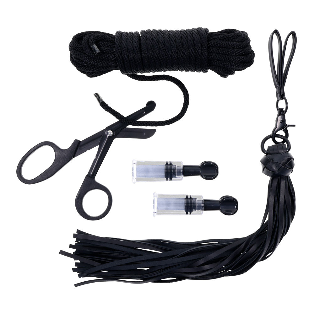 Buy SPORTSHEETS Tied and Twisted Bondage Kit - Black Bondage Kit - 5 Piece Set at NZ’s Mega Adult Toys Store. Discover premium sex toys with discreet shipping at the best price in NZ