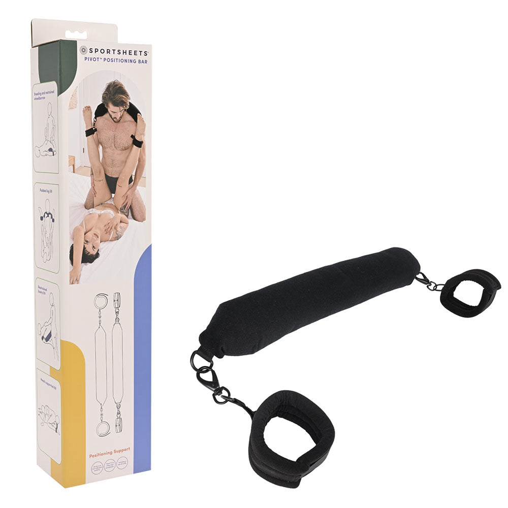 Buy Pivot Positioning Bar - Black Padded Position & Spreader Bar at NZ’s Mega Adult Toys Store. Discover premium sex toys with discreet shipping at the best price in NZ