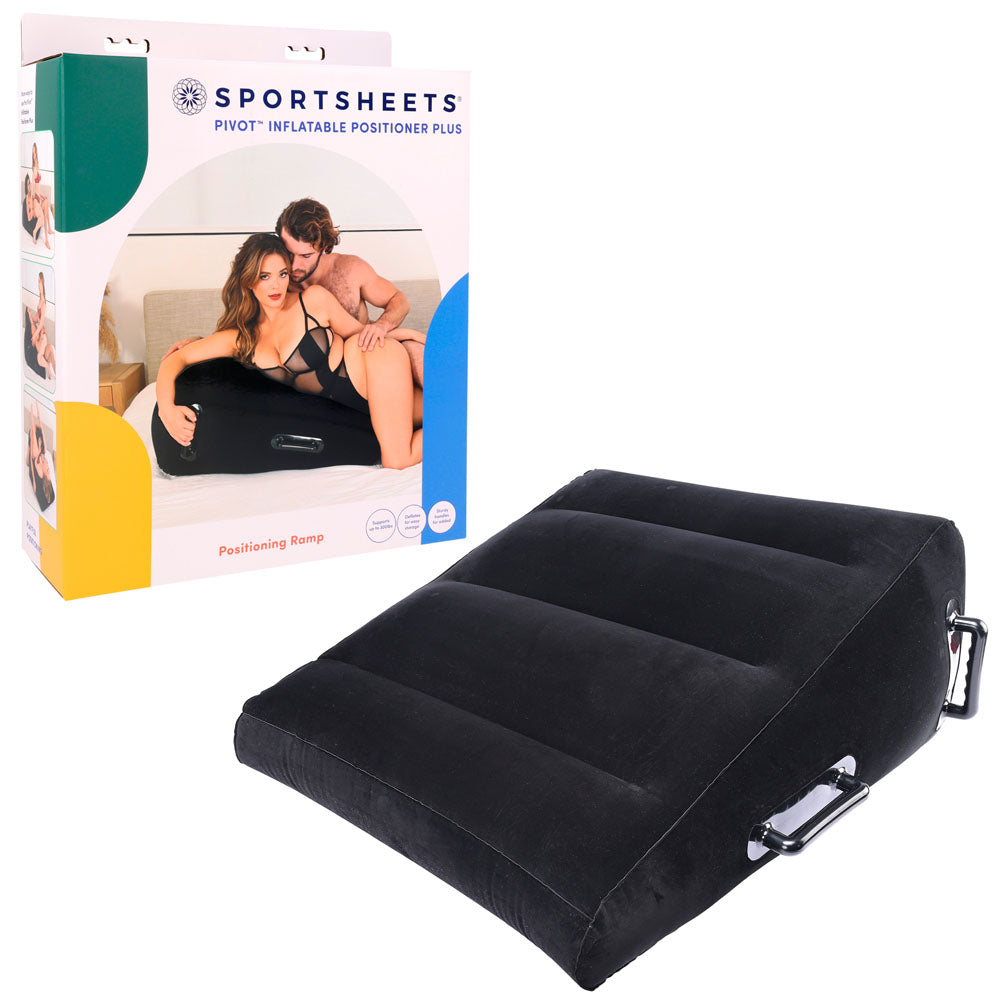 Buy Pivot Inflatable Positioner Plus - Black XL Inflatable Position Cushion at NZ’s Mega Adult Toys Store. Discover premium sex toys with discreet shipping at the best price in NZ