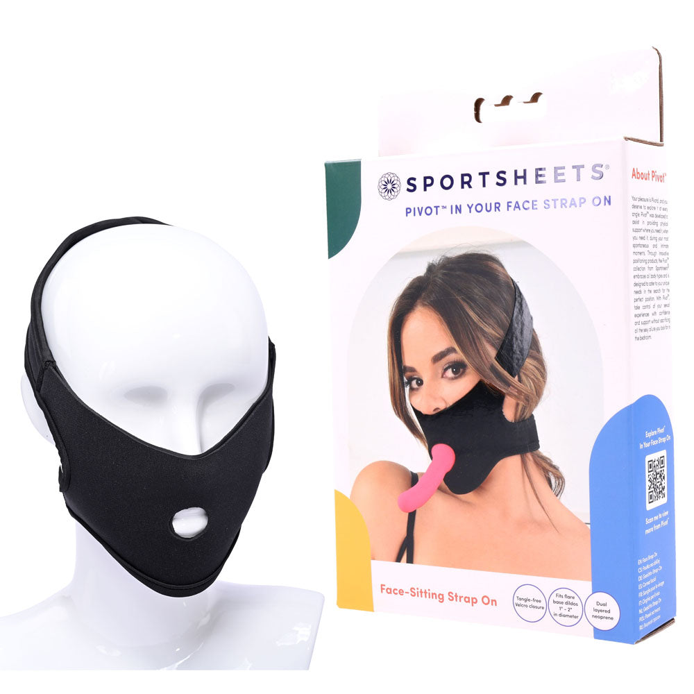 Buy Pivot In Your Face Strap On - Black Face - Sitter Strap - On Harness (No Probe Included) at NZ’s Mega Adult Toys Store. Discover premium sex toys with discreet shipping at the best price in NZ