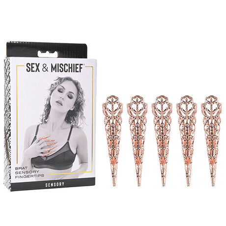 Buy Sex & Mischief Brat Sensory Fingertips - Rose Gold - Set of 5 at NZ’s Mega Adult Toys Store. Discover premium sex toys with discreet shipping at the best price in NZ