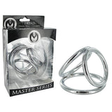 Buy Master Series The Triad - Metal Chamber Cock and Ball Ring at NZ’s Mega Adult Toys Store. Discover premium sex toys with discreet shipping at the best price in NZ