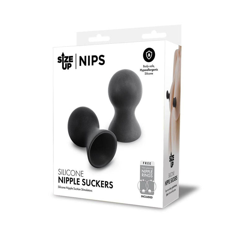 Buy Size Up Silicone Nipple Suckers - Black - Set of 2 at NZ’s Mega Adult Toys Store. Discover premium sex toys with discreet shipping at the best price in NZ