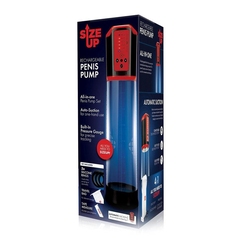 Buy Size Up Rechargeable Penis Pump - Clear USB Rechargeable Penis Pump at NZ’s Mega Adult Toys Store. Discover premium sex toys with discreet shipping at the best price in NZ