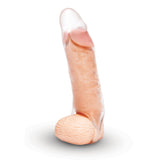 Buy Size Up 1 Inch See - Thru Penis Extender with Ball Loop - Clear 2.5 cm (1'') Penis Extension Sleeve at NZ’s Mega Adult Toys Store. Discover premium sex toys with discreet shipping at the best price in NZ