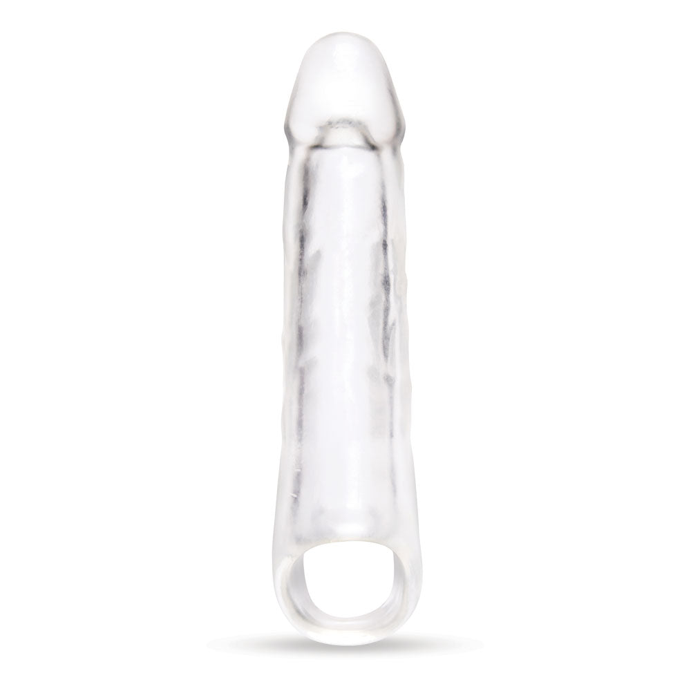 Buy Size Up 3 Inch See - Thru Penis Extender with Ball Loop - Clear 7.6 cm (3'') Penis Extension Sleeve at NZ’s Mega Adult Toys Store. Discover premium sex toys with discreet shipping at the best price in NZ