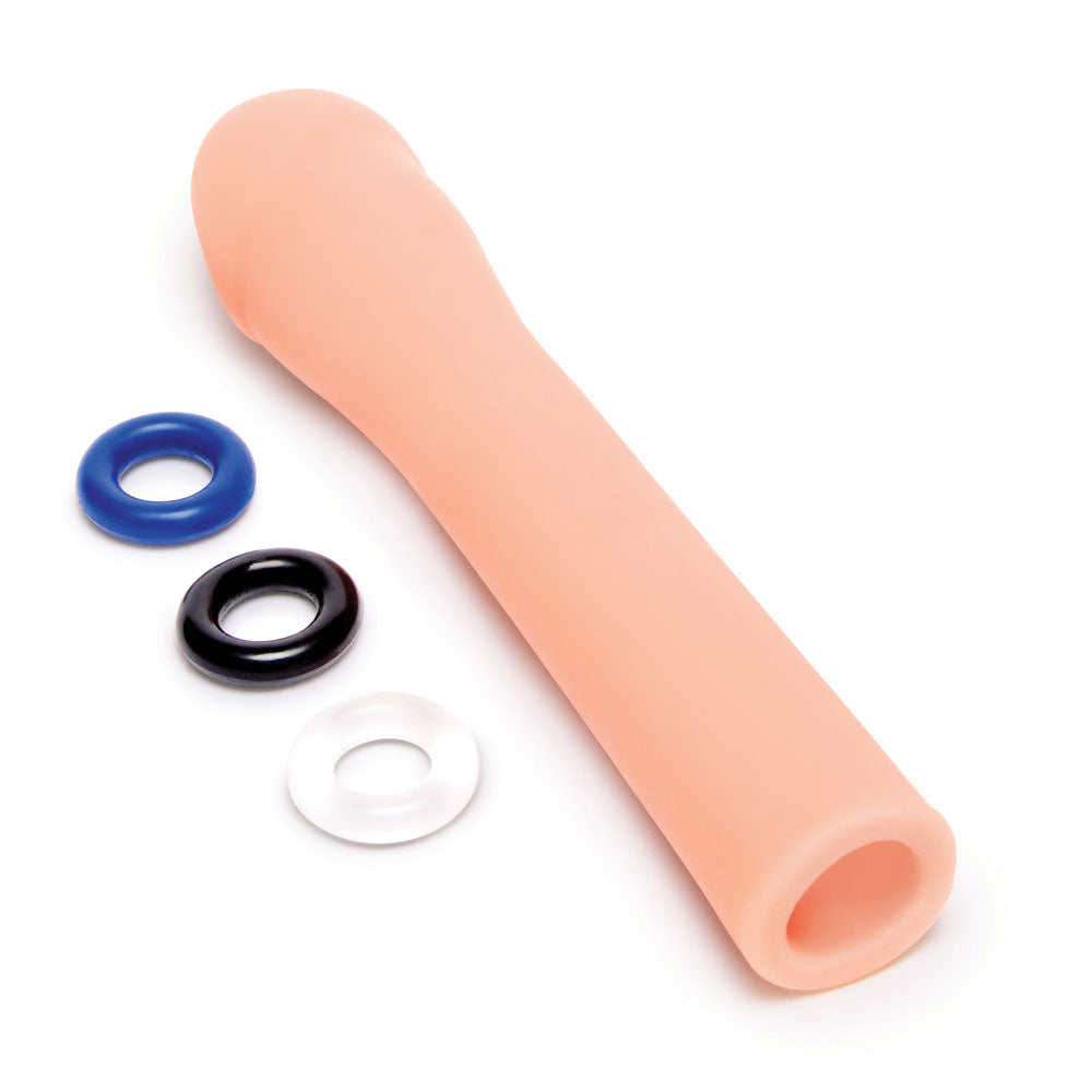 Buy Size Up Realistic 3'' Penis Extender - Flesh 7.6 cm (3'') Penis Extension Sleeve at NZ’s Mega Adult Toys Store. Discover premium sex toys with discreet shipping at the best price in NZ