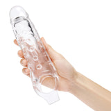 Buy Size Up 1 Inch See - Thru Stretch Penis Extender - Clear 2.5 cm (1'') Penis Extension Sleeve at NZ’s Mega Adult Toys Store. Discover premium sex toys with discreet shipping at the best price in NZ