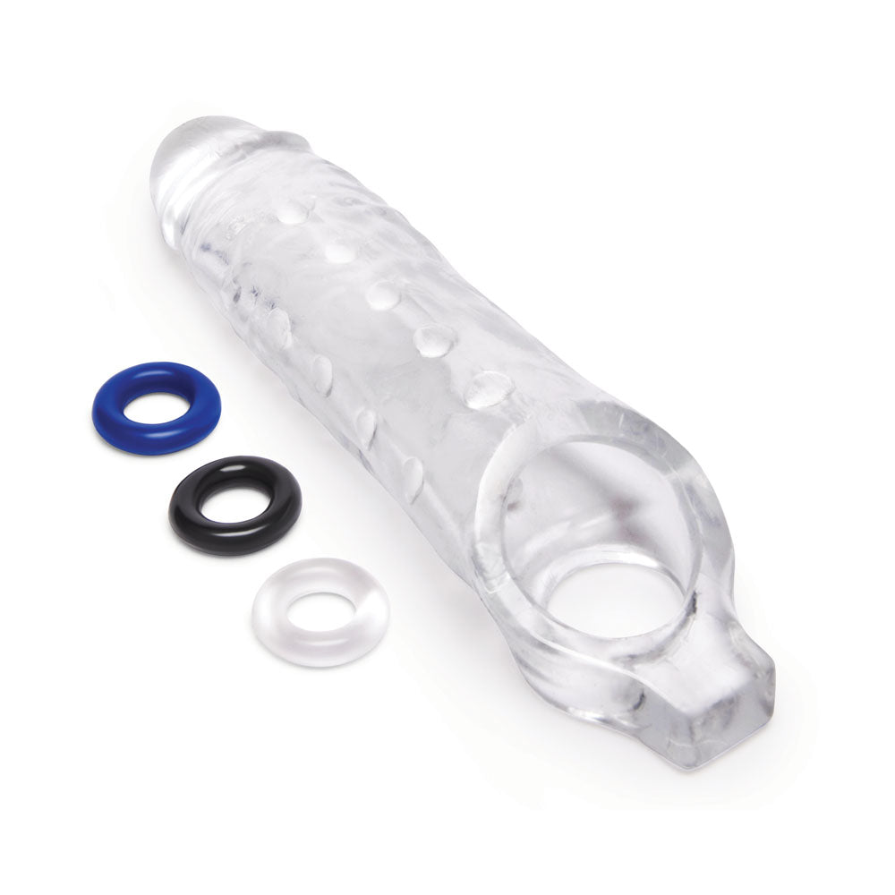 Buy Size Up 1 Inch See - Thru Stretch Penis Extender - Clear 2.5 cm (1'') Penis Extension Sleeve at NZ’s Mega Adult Toys Store. Discover premium sex toys with discreet shipping at the best price in NZ