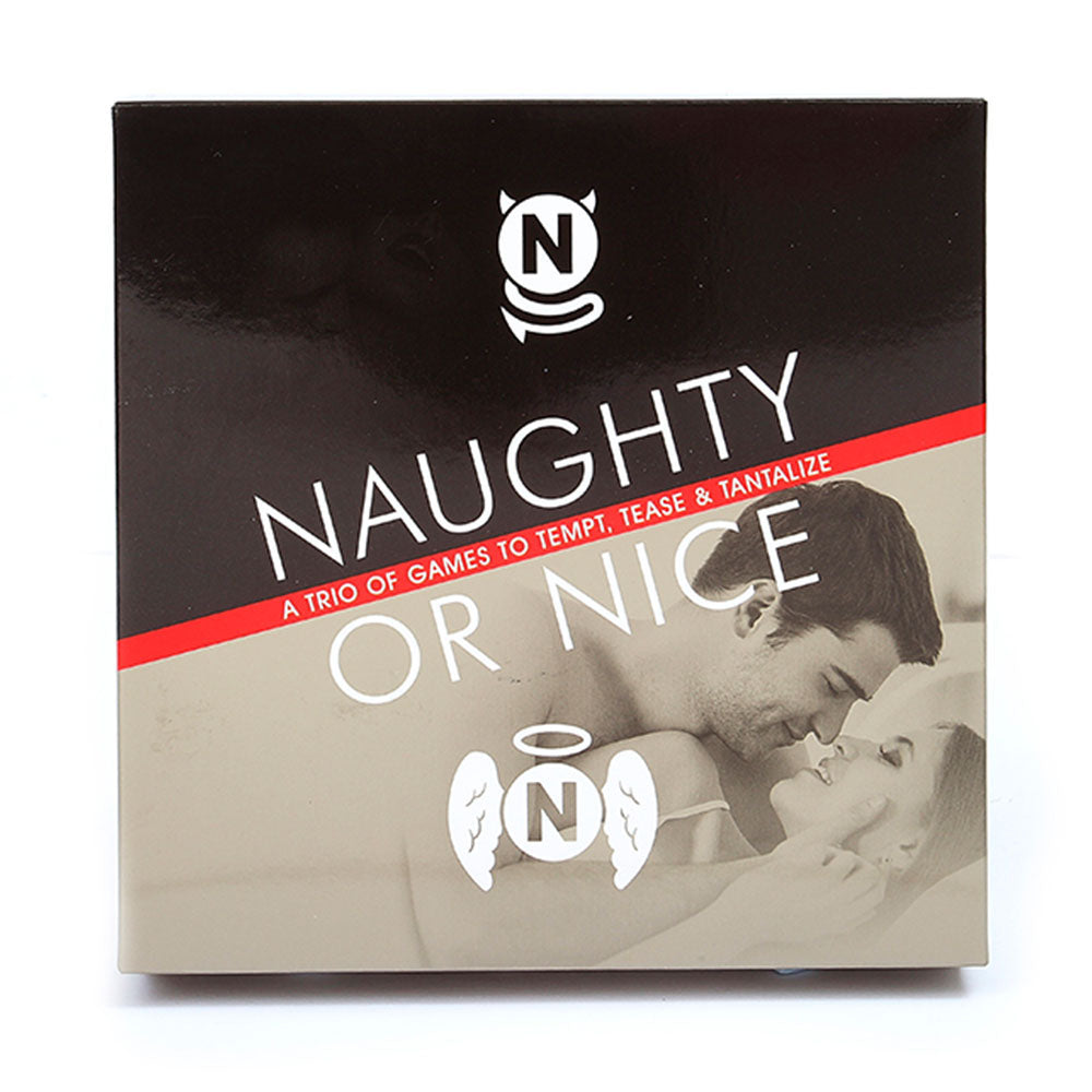 Buy Naughty Or Nice - 3 Romantic Games In One at NZ’s Mega Adult Toys Store. Discover premium sex toys with discreet shipping at the best price in NZ