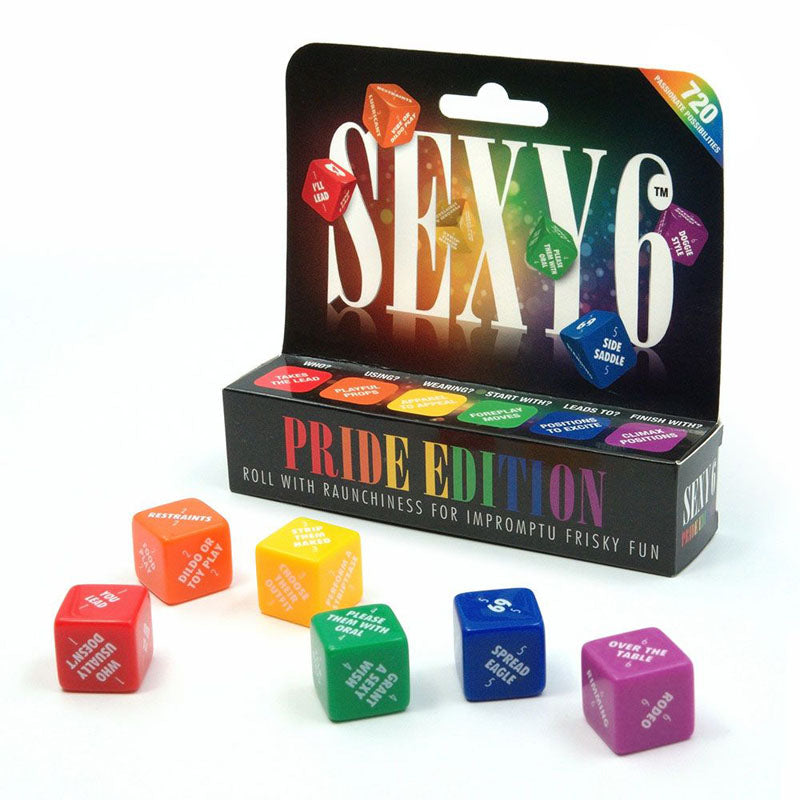 Buy Sexy 6 - Pride Edition - Couples Dice Game at NZ’s Mega Adult Toys Store. Discover premium sex toys with discreet shipping at the best price in NZ