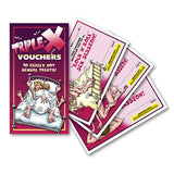 Buy Triple - X Vouchers - Set of 10 Vouchers at NZ’s Mega Adult Toys Store. Discover premium sex toys with discreet shipping at the best price in NZ