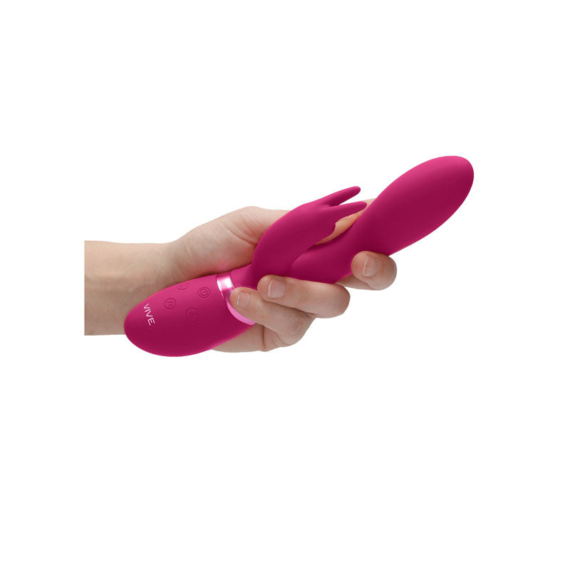 Buy Vive Zosia - Pink 21.3 cm USB Rechargeable Rabbit Vibrator at NZ’s Mega Adult Toys Store. Discover premium sex toys with discreet shipping at the best price in NZ