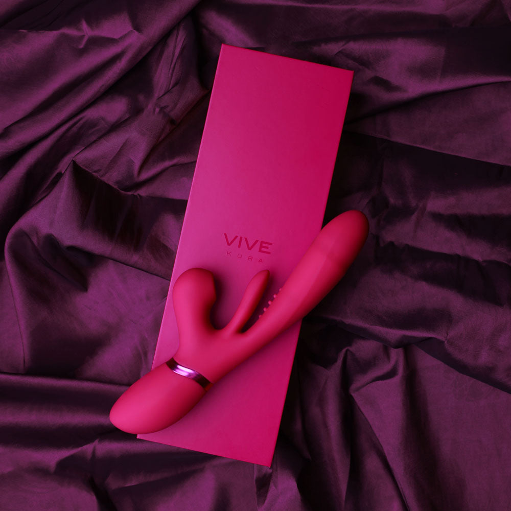 Buy VIVE Ena - Pink - Pink 25 cm USB Rechargeable Thrusting Vibrator with Air Wave Stimulator at NZ’s Mega Adult Toys Store. Discover premium sex toys with discreet shipping at the best price in NZ