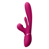 Buy VIVE Ena - Pink - Pink 25 cm USB Rechargeable Thrusting Vibrator with Air Wave Stimulator at NZ’s Mega Adult Toys Store. Discover premium sex toys with discreet shipping at the best price in NZ