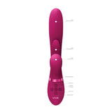 Buy VIVE Ena - Pink - Pink 25 cm USB Rechargeable Thrusting Vibrator with Air Wave Stimulator at NZ’s Mega Adult Toys Store. Discover premium sex toys with discreet shipping at the best price in NZ