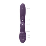 Buy VIVE Ena - Purple - Purple 25 cm USB Rechargeable Thrusting Vibrator with Air Wave Stimulator at NZ’s Mega Adult Toys Store. Discover premium sex toys with discreet shipping at the best price in NZ