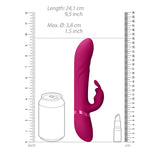 Buy VIVE Nari - Pink - Pink 24.1 cm USB Rechargeable Rabbit Vibrator at NZ’s Mega Adult Toys Store. Discover premium sex toys with discreet shipping at the best price in NZ