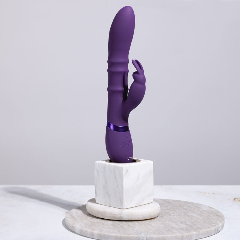 Buy VIVE Sora - Purple - Purple 24.2 cm USB Rechargeable Rabbit Vibrator at NZ’s Mega Adult Toys Store. Discover premium sex toys with discreet shipping at the best price in NZ