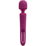 Buy VIVE Kiku - Pink - Pink 25.2 cm USB Rechargeable Dual End Massage Wand with Flapping Tip at NZ’s Mega Adult Toys Store. Discover premium sex toys with discreet shipping at the best price in NZ