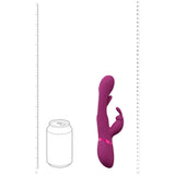 Buy VIVE Mika - Pink - Pink 23.2 cm USB Rechargeable Rabbit Vibrator with Flapping Shaft at NZ’s Mega Adult Toys Store. Discover premium sex toys with discreet shipping at the best price in NZ