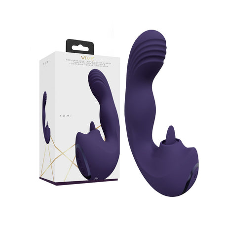 Buy VIVE Yumi - Purple - Purple USB Rechargeable Triple Motor Vibrator at NZ’s Mega Adult Toys Store. Discover premium sex toys with discreet shipping at the best price in NZ