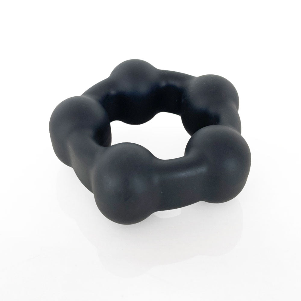 Buy VERS Liquid Silicone Steel Motion C - Ring - Black Cock Ring with Steel Motion Balls at NZ’s Mega Adult Toys Store. Discover premium sex toys with discreet shipping at the best price in NZ