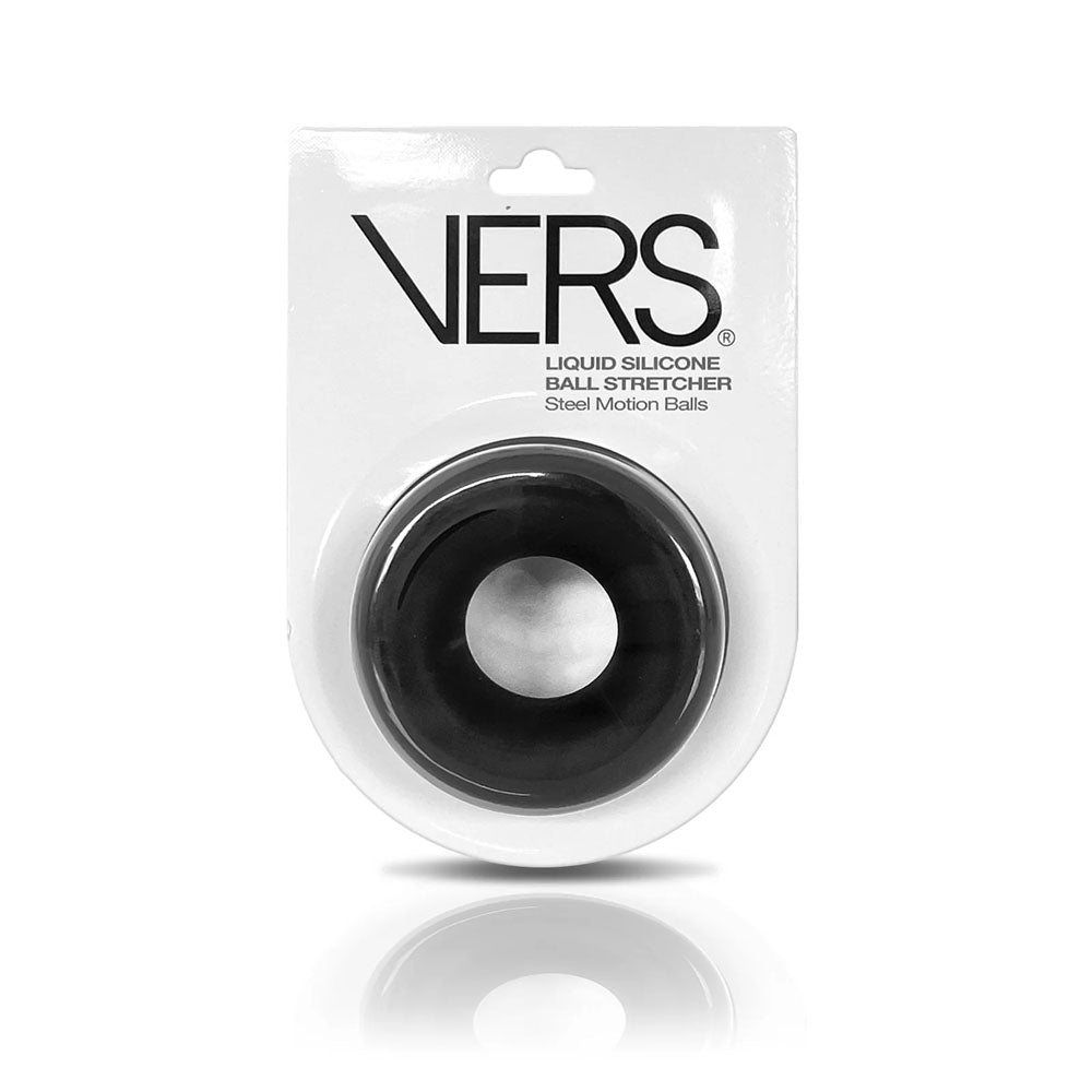 Buy VERS Liquid Silicone Steel Motion Ball Stretcher - Black Ball Stretcher Ring with Steel Motion Balls at NZ’s Mega Adult Toys Store. Discover premium sex toys with discreet shipping at the best price in NZ