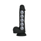 Buy VERS Liquid Silicone Suction Dildo - Black 20 cm Dong with Internal Steel Balls at NZ’s Mega Adult Toys Store. Discover premium sex toys with discreet shipping at the best price in NZ