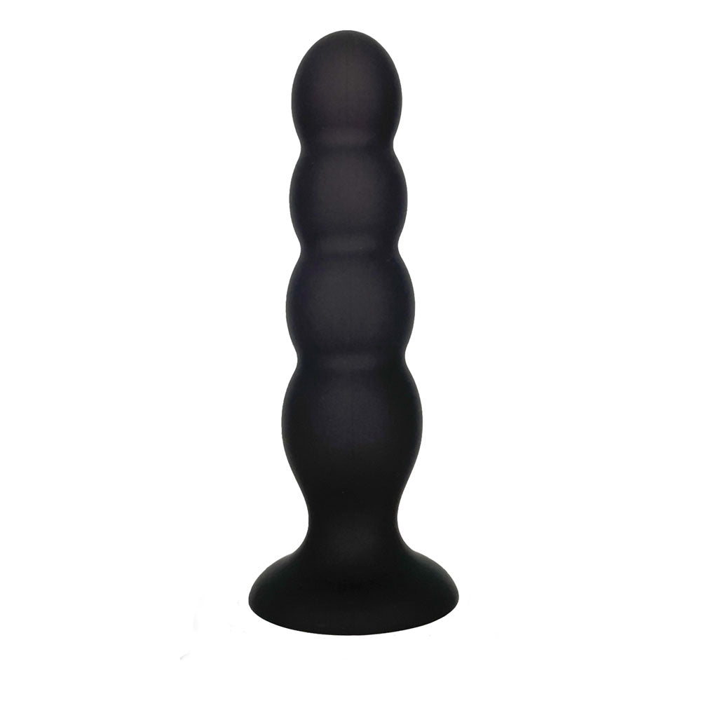 Buy VERS Liquid Silicone Suction Plug - Black 16.5 cm Butt Plug with Internal Steel Balls at NZ’s Mega Adult Toys Store. Discover premium sex toys with discreet shipping at the best price in NZ